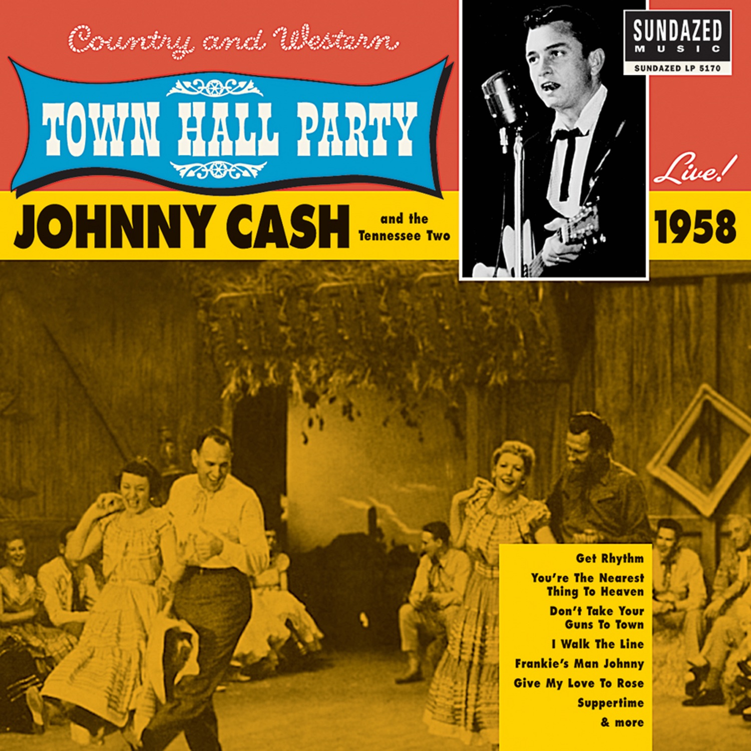 Cash, Johnny - Johnny Cash Live At Town Hall Party 1958! LP - LP 5170