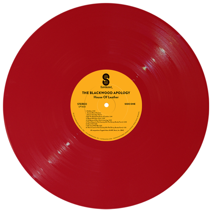 Blackwood Apology, The - House of Leather - Red Vinyl LP #LP-SUND