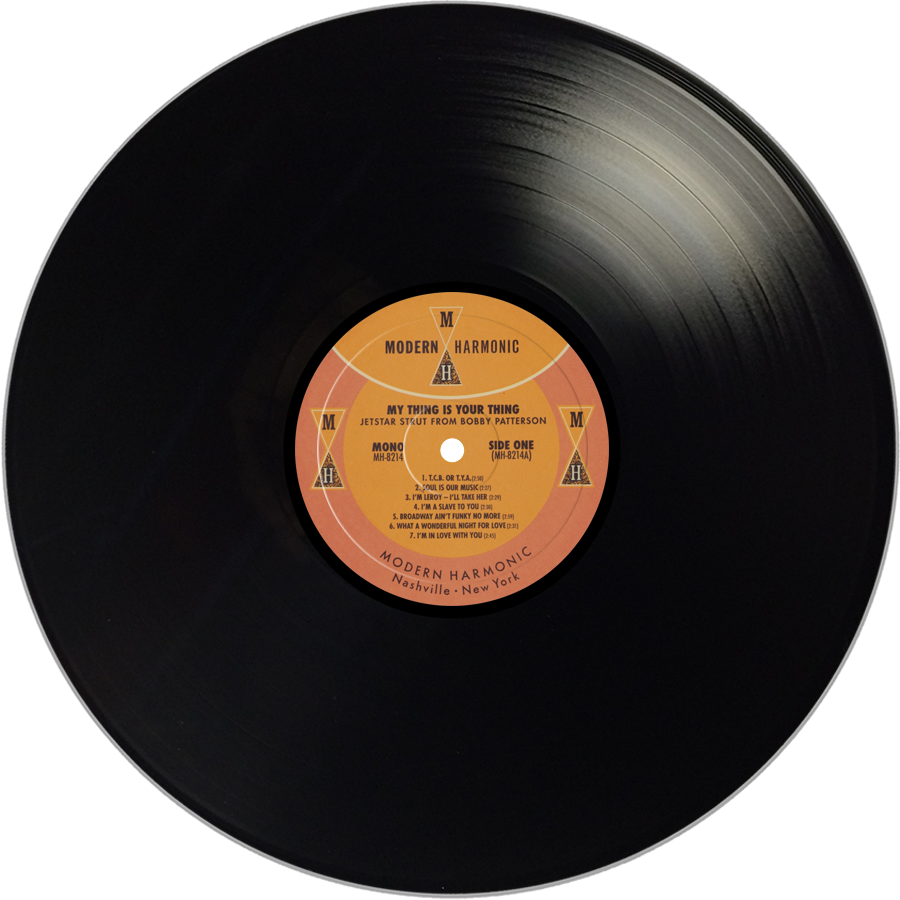 Bobby Patterson: It's Just A Matter Of Time Vinyl. Norman
