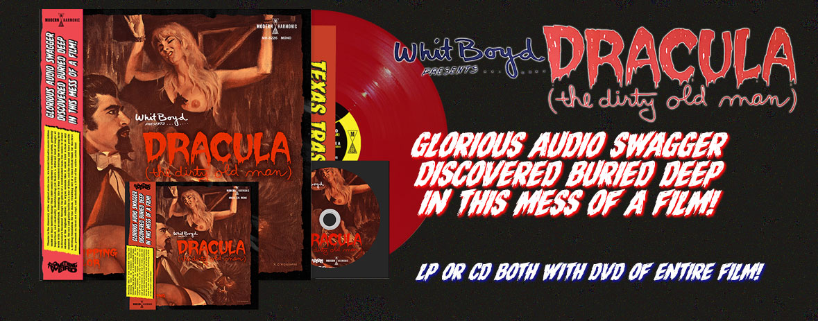 Dracula The Dirty Old Man - LP or CD each with DVD