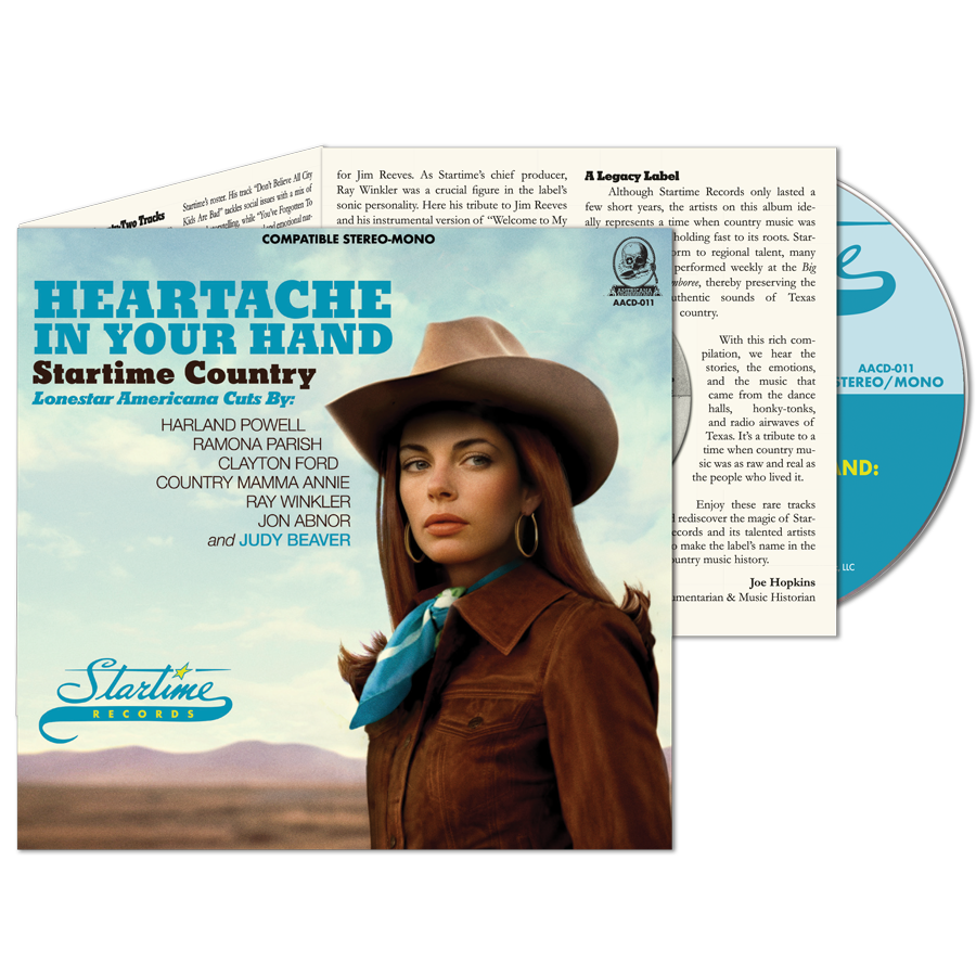 V/A Heartache In Your Hand: Startime Country CD w/ Bonus Tracks!