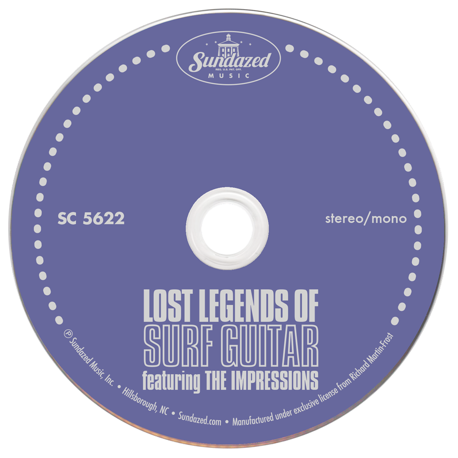 Impressions, The - Lost Legends of Surf Guitar - CD #CD-SUND