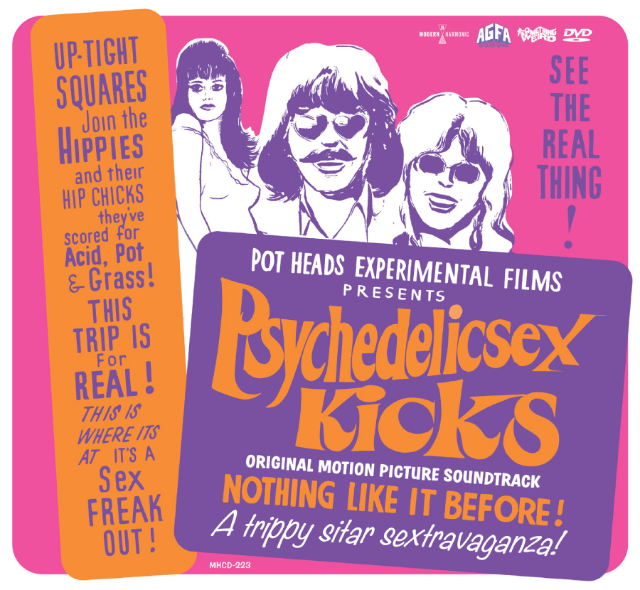 Psychedelic Sex Kicks - Original Motion Picture Soundtrack - CD + DVD - CD-MH-223
