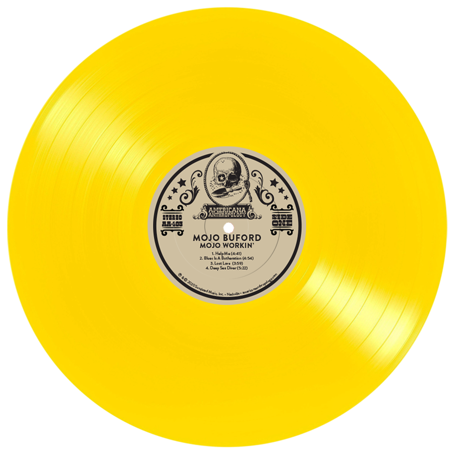 Mojo Buford - Mojo Workin' - Yellow Vinyl LP - Vinyl Me Please Exclusive