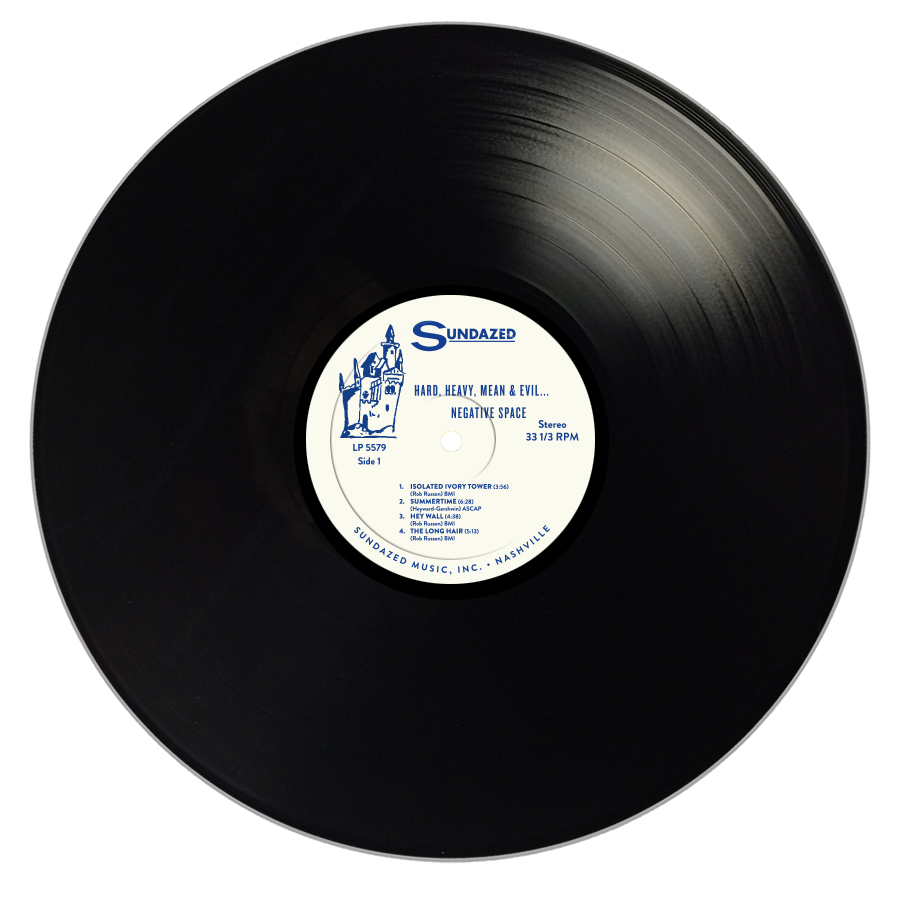 Negative Space - Hard, Heavy, Mean & Evil - Black Vinyl LP - LP-SUND-5579
