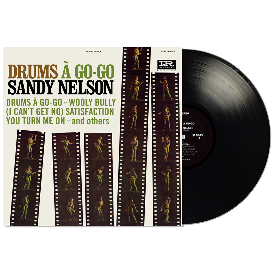 Sandy Nelson - Drums A Go Go - Black Vinyl LP  