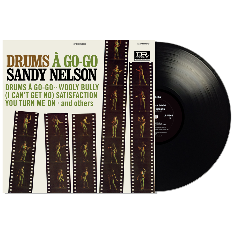 Sandy Nelson - Drums A Go Go - Black Vinyl LP