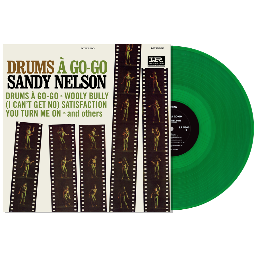 Sandy Nelson - Drums A Go Go - Green Vinyl LP 