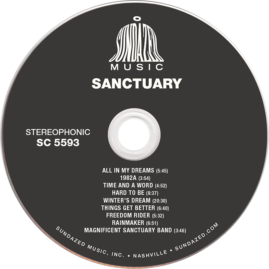 Sanctuary - Self Titled - CD + Bonus Tracks #CD-SUND-5593
