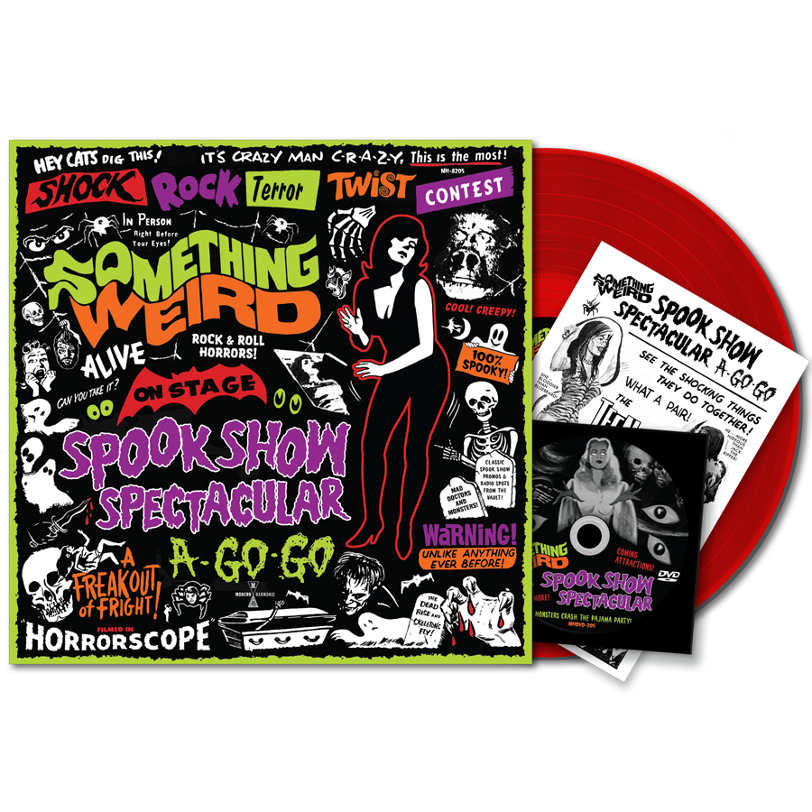 Something Weird - Spook Show Spectacular A-Go-Go - LP on Colored Vinyl + DVD