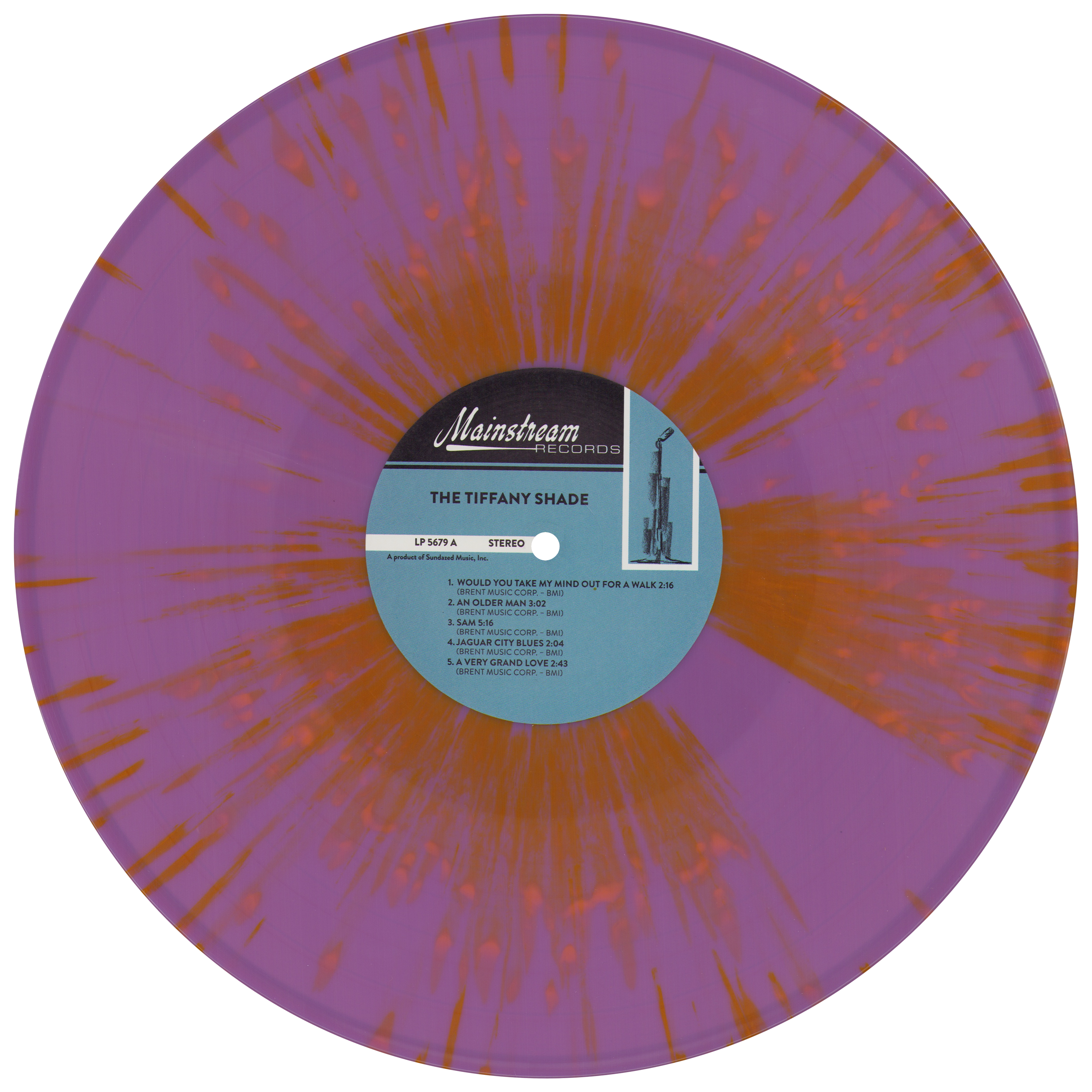 Tiffany Shade, The - S/T - Lavender Vinyl w/Orange Splatter