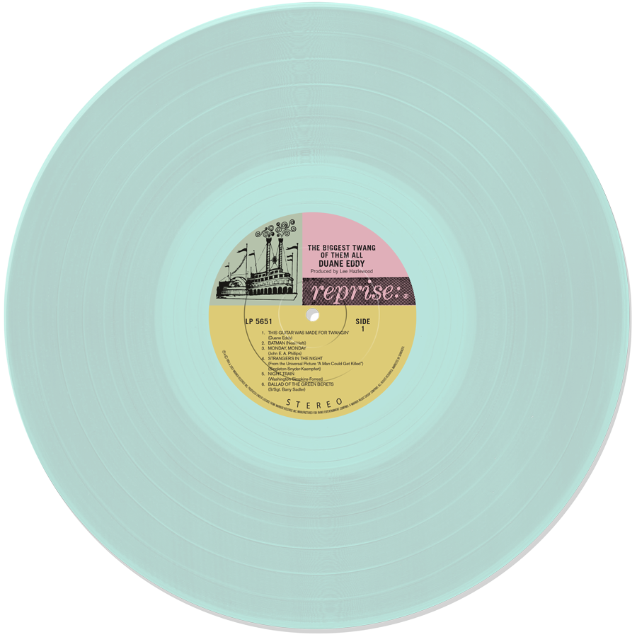 Duane Eddy - The Biggest Twang of Them All - Coke Bottle Clear LP